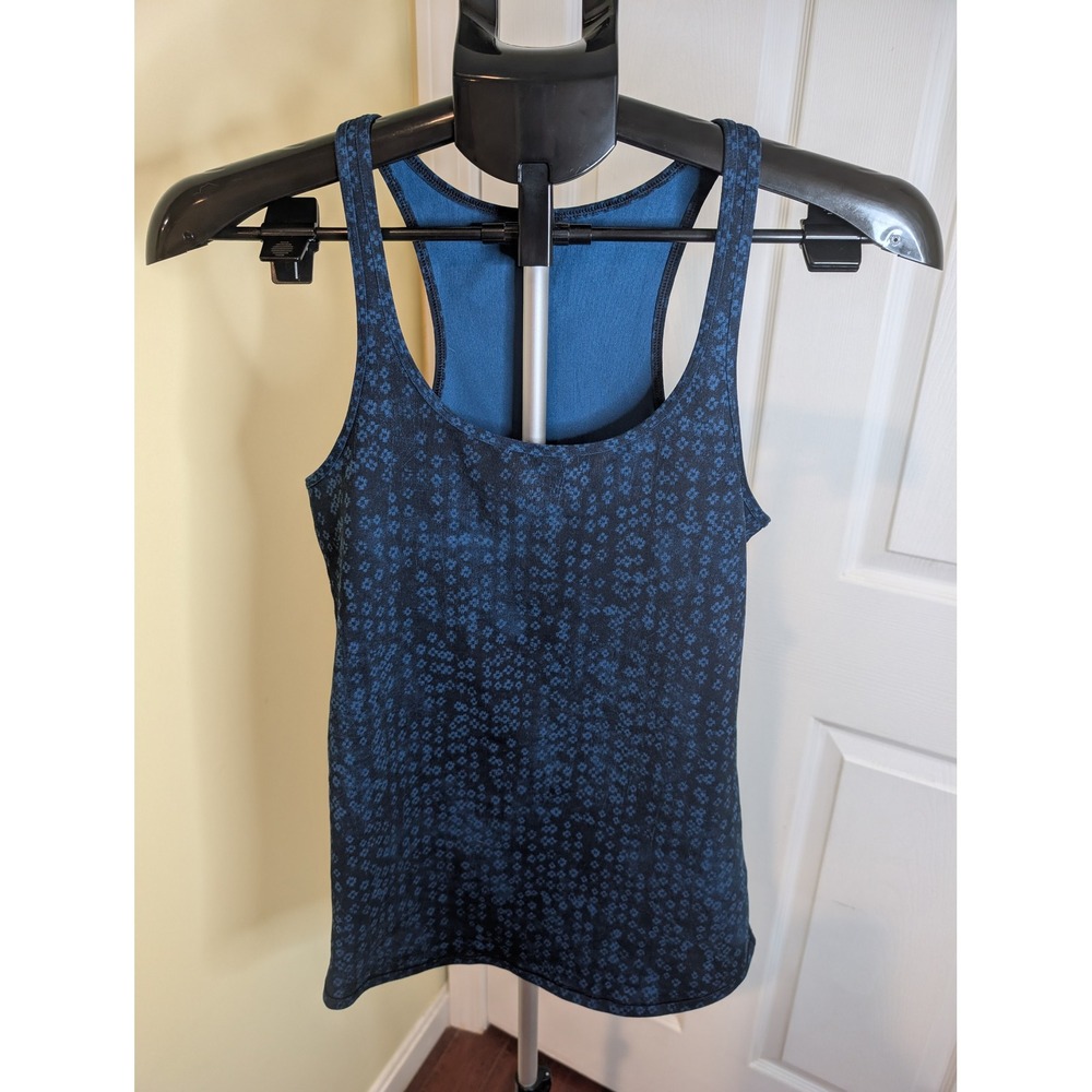 Lululemon Refresh Racerback Tank Womens 6 Sashiko Star Inkwell Seamless Athletic